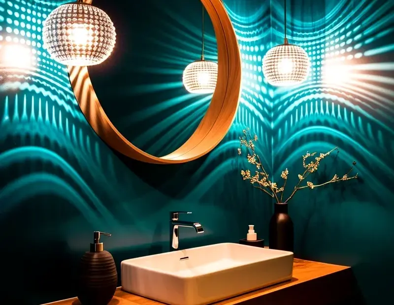 Avoid this common bathroom pendant lighting mistake | crystal chandelier vibe