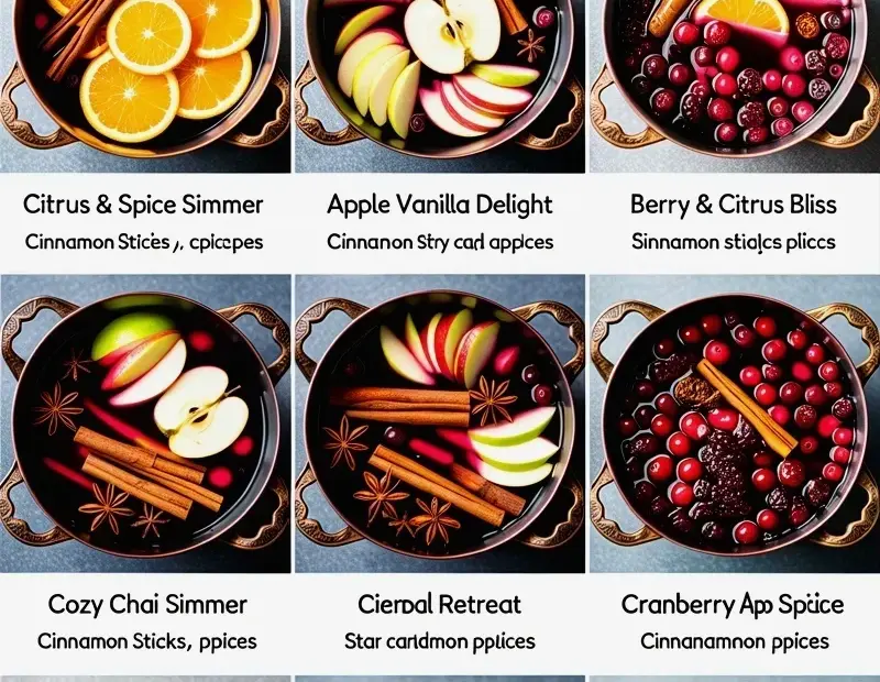 Stovetop simmer pot recipes – 6 easy blends for a naturally fragrant home