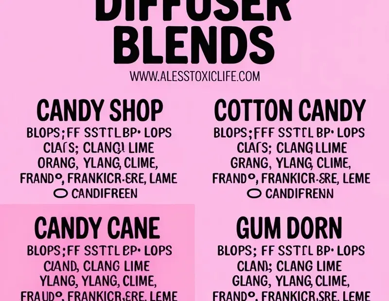 Candy Inspired Diffuser Blends - 6 Sweet Essential Oil Recipes