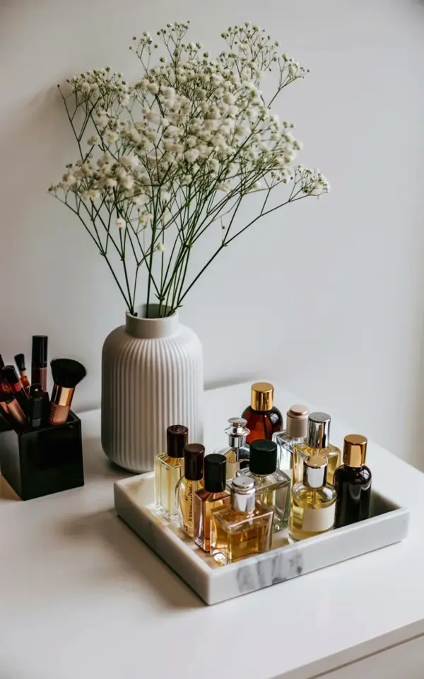 Perfume Tray Decor: How to Style a Minimalist Scented Vanity