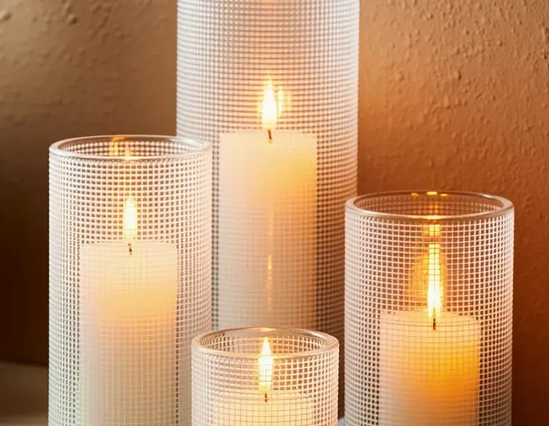 Wire Mesh Cylinder Candle Holders – Avoid This Arrangement Mistake (Staggered)