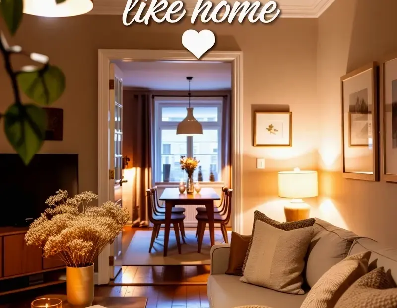 Cozy Living Room on a Budget: Warm Neutrals with Candles & Throws