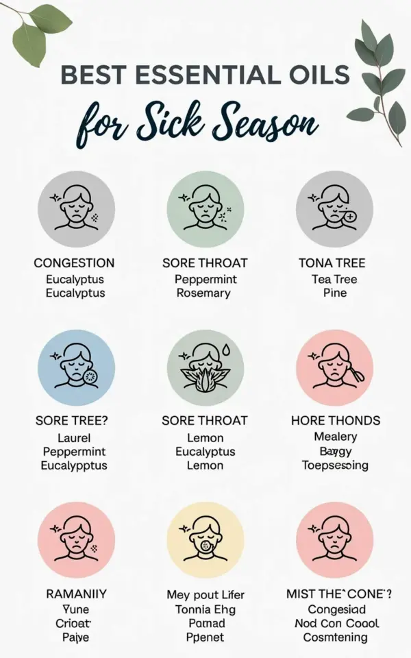 Best essential oils for sick season: 10 remedies for congestion, sore throat & cough