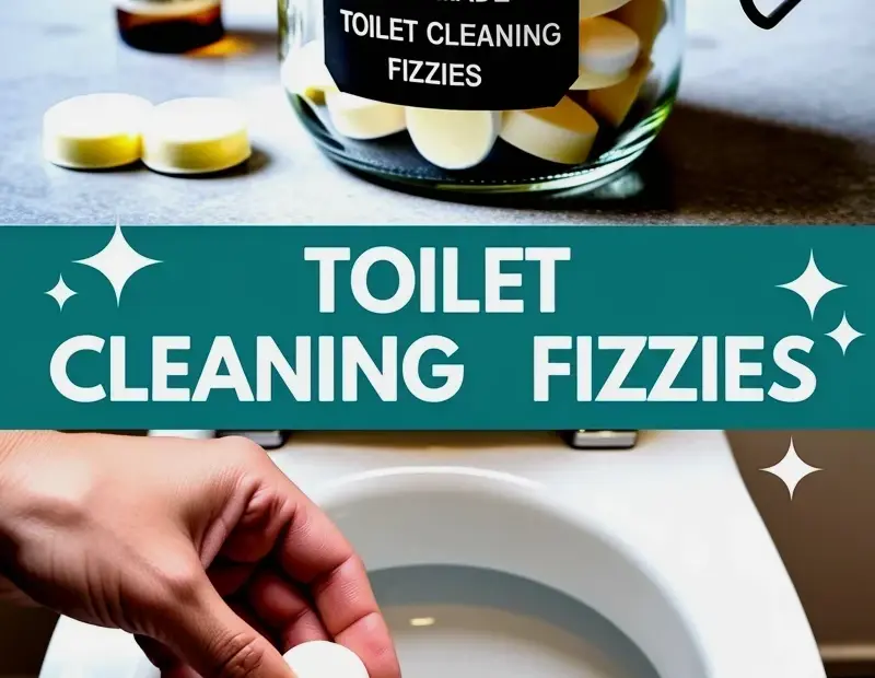 Homemade Toilet Cleaning Fizzies with Lemon Essential Oil – Easy DIY Cleaner