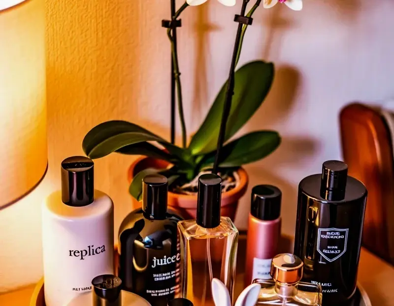 Perfume Bottle Display on a Budget | Thrifted Vanity Decor with Orchids