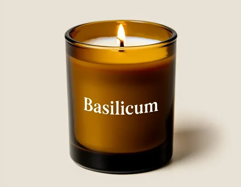 Basilicum Scented Candle on a Budget | Zara Home's Dark Glass Candle